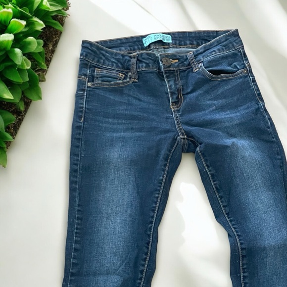 Wax Jeans Butt, I Love You! Dark Denim Jeans Size 1 - Picture 2 of 13